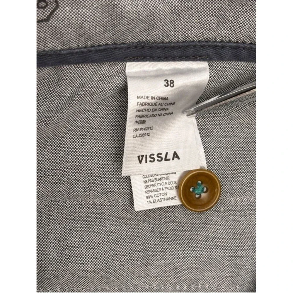 Vissla Pants Men's Size 38 Blue